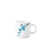 Larah by Borosil Mimosa Opalware Mug Set, 6-Pieces, White