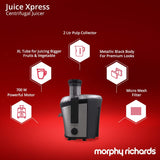 Morphy Richards Juice Xpress 700-Watt Juicer (Silver and Black)