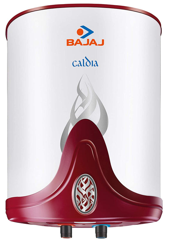 Bajaj Caldia Storage 10 Ltr Vertical Water Heater, White, 5 Star