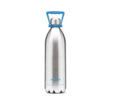 Milton Duo DLX 1750 Thermosteel 24 Hours Hot and Cold Water Bottle with Handle, 1.57 Litre, Silver