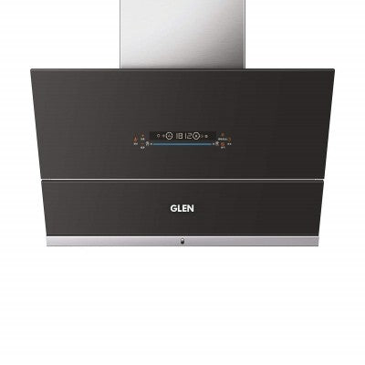 Glen 6074 MS Vertical Glass Filter Less Auto Clean Chimney with Motion Sensor 60cm 1400 m3h (BLDC Motor)