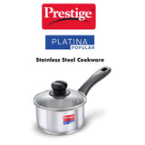 Platina Popular Stainless steel Sauce Pan, 180 mm
