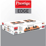 Prestige Edge Schott Glass 2 Burner Gas Stove, Manual Ignition, Pastel