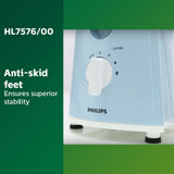 Philips Amaze HL7576/00 600-Watt Juicer Mixer Grinder with 3 Jars (Celestial Blue/Bright White)