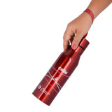 Cello Refresh Stainless Steel Flask, 750ml, Red