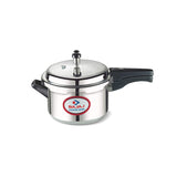 Bajaj PCX 3, 3 LTR Outer Lid Pressure Cooker (Silver, ISI Certified)