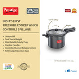 Prestige Svachh Hard Anodised Pressure Cooker, 7.5 Litre