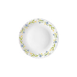 Larah by Borosil Cripper Opalware Dinner Set, 19-Pieces, White