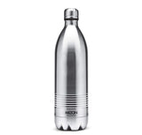 Milton Duo DLX 1000 Thermosteel 24 Hours Hot and Cold Water Bottle, 1 Litre, Silver