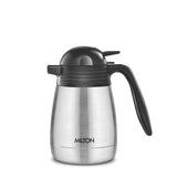 Milton Thermosteel Carafe Flask Tea/ Coffee Pot Tea/ Coffee Pot, 1000 ml, Silver