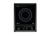 Bajaj Splendid 1200W Induction Cooktop with Pan sensor and Voltage Pro Technology, Black