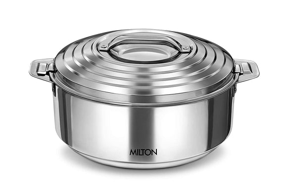 Milton Galaxia 7500 Insulated Stainless Steel Casseroles, 6.2 Litres, Steel Plain