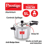 Prestige Nakshatra Plus Svachh 5 litre Aluminium Straight wall Inner Lid Pressure Cooker