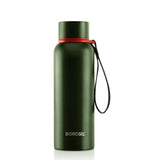Borosil - Stainless Steel Hydra Trek - Vacuum Insulated Flask Water Bottle, 500 ML, Green