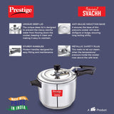 Prestige Nakshatra Plus Svachh 5 litre Aluminium Straight wall Inner Lid Pressure Cooker