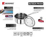 Bergner Hi-Tech Prism Non-Stick Sauce pan with Lid, 14 cm