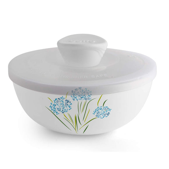 Cello Opalware Mixing Bowls, 2-Piece, White (Spring Bloom)