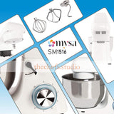 MYSA SM-1516 Stand Mixer 1400 W ( Food Mixer White )