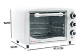 Bajaj Majesty 1603 T 16-Litre Oven Toaster Grill (White)