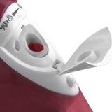 Morphy Richards Glide 1250W Steam Iron with Steam Burst, Vertical and Horizontal Ironing, Non-Stick Coated Soleplate, White and Red