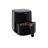 PHILIPS Air Fryer HD9200/90, uses up to 90% less fat, 1400W, 4.1 Ltr, with Rapid Air Technology (Black), Large