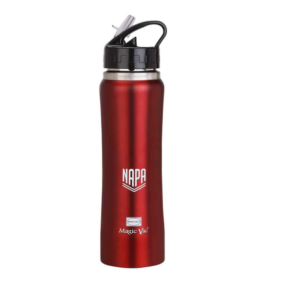 Polyset Napa Stainless Steel Vaccum Bottle (Red, 500ml)