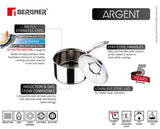 BERGNER Argent SS Triply Saucepan with Lid,14 cm,1 litres.
