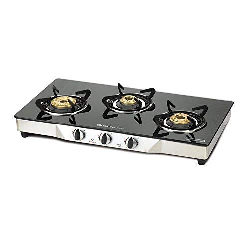 Bajaj CGX9 Stainless Steel Cooktop, Black