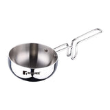 Bergner Argent Triply Stainless Steel Tadka Pan, 12 cm, Silver