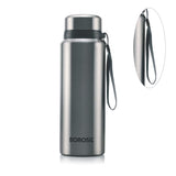 Borosil - Stainless Steel Hydra Natural - Vacuum Insulated Flask Water Bottle, 750ML