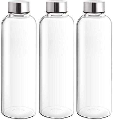 Treo by Milton Clarion Borosilicate Glass Water Bottle (3, 760)