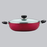 Nirlep Snack Maker Non Stick Appa Patra with Lid, 12 Cavities
