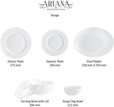 cello Pack of 29 Opalware Ariana Infinity Blue 29 Pcs Dinner Set  (Microwave Safe)