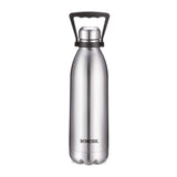 Borosil - Stainless Steel Hydra Bolt with Handle - Vacuum Insulated Flask Water Bottle, 1.5L