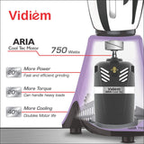 Vidiem MG 556 A 750W Juicer Mixer Grinder with Jars, Lavender with Black
