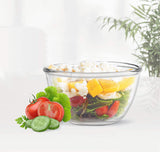 TREO Glass Solid Mixing Bowl - 1500ml, 1 Piece, Transparent