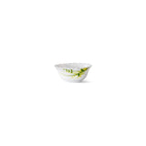 Larah By Borosil - Green Hub Opalware Pudding Set, 7-Pieces, White