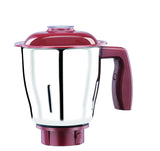 Bajaj Ivora Crimson Red 800 Watts, 3 Jar Mixer Grinder with Anti-Germ & Anti-dust Coating