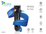 SYSKA HB100 Ultraclip Hair Clipper with Super Fast Charging, Runtime-90Mins, 20 Length Settings (Black)