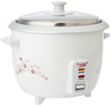 Prestige Delight PRWO 1-Litre Electric Rice Cooker (White)