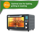 Philips OTG HD6975 25-Litre Digital Oven Toaster Grill (Grey)