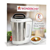Wonderchef Automatic Soup Maker 800-Watt (White and Steel)