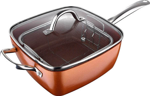 Bergner Cube Square Pan with Lid