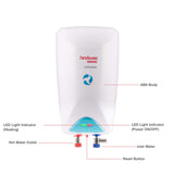 Hindware Atlantic HI03PDD30E1 2.8-Litre Instant Water Heater (White/ Blue)