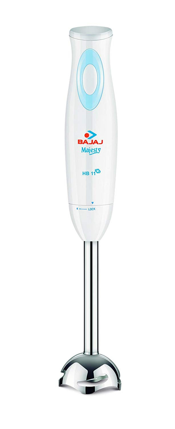 Bajaj HB11 300-Watt Hand Blender (White)