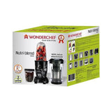 Wonderchef Nutri 400-Watt Blender with Juicer Attachment (Black)