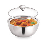Borosil - Stainless Steel Insulated Curry Server, 500ml, Silver