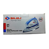 Bajaj New Popular 1000 Dry Iron White/Lavender (1000w) 2 Years Warranty
