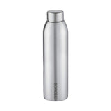 Borosil Stainless Steel Easy Sip Water Bottle for Fridge, 750ml, Silver