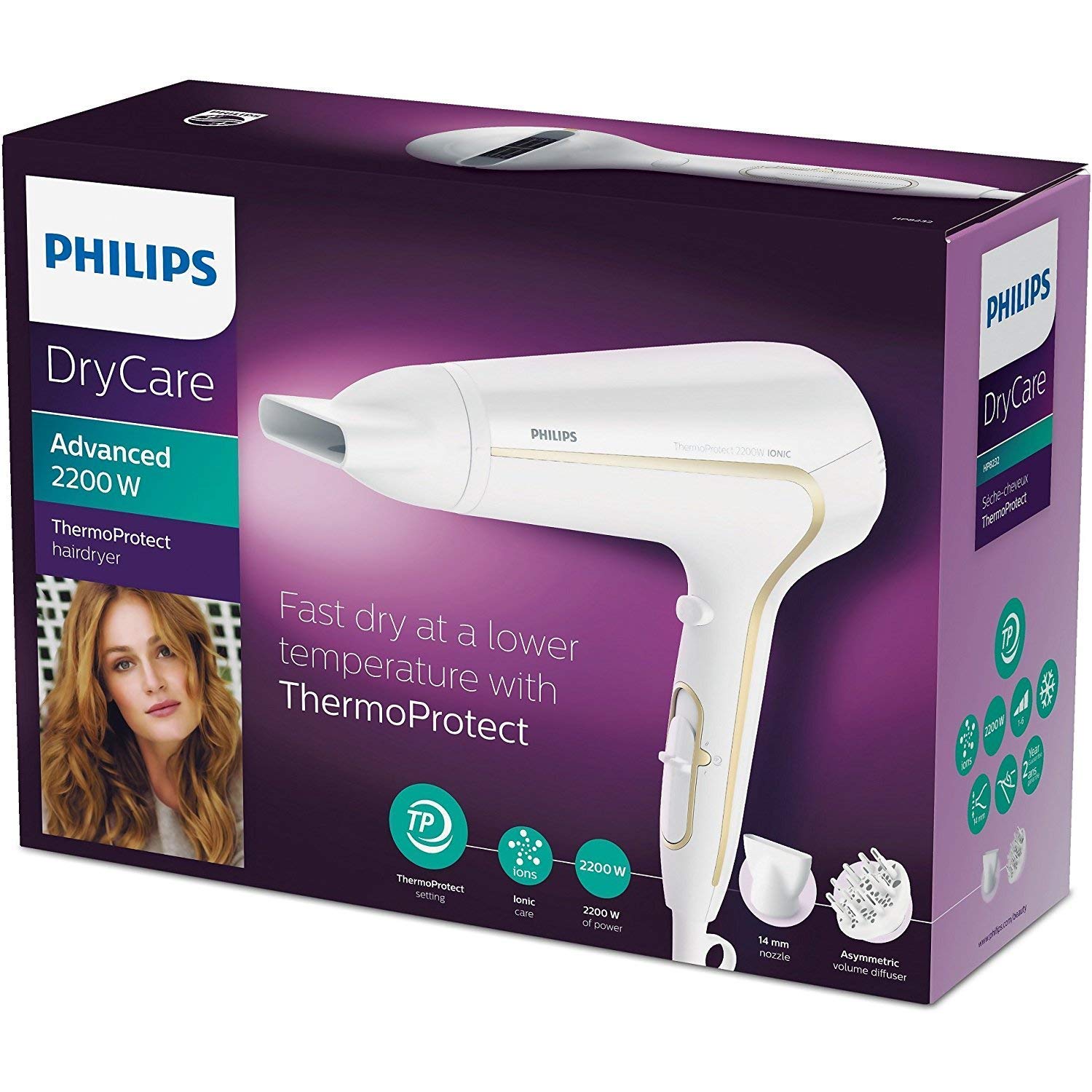 Philips Professional Thermoprotect Ionic HP 8232 Hair Dryer 2200 W White  in Delhi at best price by Trimmerbazaarcom  Justdial